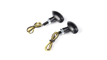 E-mark New Waterproof Mini Bullet Style Motorcycle Blinker Turn Signal Light Indicator
