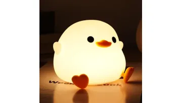 Silicone Duck Night Light with USB Charging for Sleeping Ambiance1