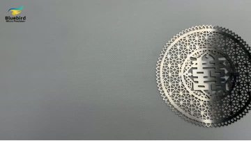 Laser cut stainless steel creative design