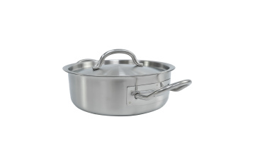 Double-eared short body sauce pot