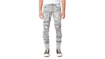 Custom Made High Quality Vintage Blue Skinny Fit Side Pocket Jeans Pants For Men1
