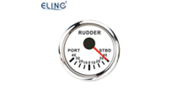 ELING 52mm Rudder Angle Indicator with 7-Color Backlight for Marine Vessels1