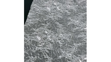 wedding lace fabric sequeence lace fabric wedding dress bridal gown evening fabric white1