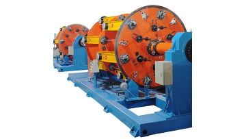 1+6+12/500 Cage Stranding Machine with Safety Guard | Copper Wire Cabling Equipment
