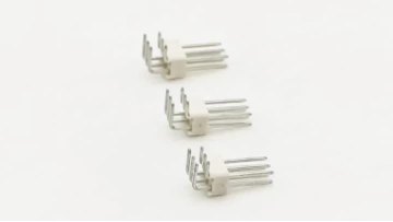1.5mm Pitch Pin header Connector Dual Row Right Angle SQ0.4mm H2.5mm 2*3P