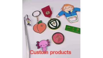 Custom enamel pin badge and enamel keychain 