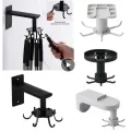 Bath Rotating Hook Kitchen Bathroom Rotatable 6 Hooks Hanging Rack Space Self-Adhesive Stainless-Steel Wall-Hook Robe Hook