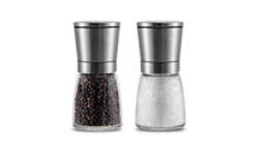 Ceramic Core Salt And Pepper Grinder Stainless Steel Glass Jar With Spice Grinder Pink Manual Mill Pepper Grinder1