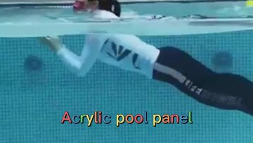 25mm transparent acrylic swimming pool window1