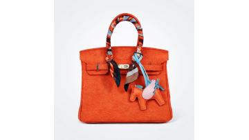 Classic Scarf-Handle Top Handle Bag
