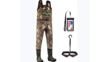 SHAZHIRUI 600Gram Thinsulate Rubber bootfooted neoprene camo chest wader for wild hunting And fishing1