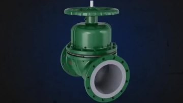 Lined PTFE Diaphragm Valve