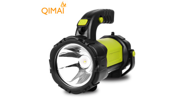 18650 Lithium Battery Wholesale Handheld torch flashlight  Plastic ABS Rechargeable LED Portable Searchlight1