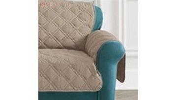 Factory direct sale both side waterproof sofa covers ready made  ultrasonic quilted  microfiber sofa cover1
