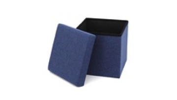 Customized Factory Wholesale Modern Home Furniture Cationic Yarn Fabric Folding Storage Stool1