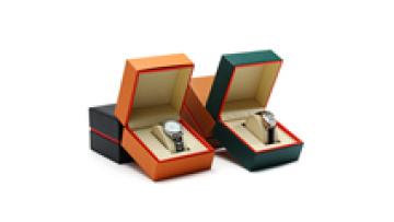 Hanhong wholesale custom logo leather gift watch packaging box luxury PU leather watch case new design storage watch box1
