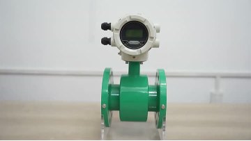 Compact carbon steel magnetic flow meter