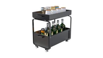 456x252xH405mm Sink 2-tie Storage Rack