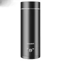 Portable Travel Electric Water Kettle Mini Thermos Smart Teapot Heating Cup Milk Boiling Boiler Stainless Steel Metal Warmer
