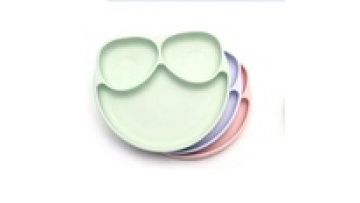 Factory outlet cute frog silicone baby suction plate bpa free 100% food grade silicone cute animal1