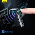 Baseus Car Aux Bluetooth Adapter 3.5mm Jack Audio Bluetooth 5.0 Car Kit Wireless Handsfree Receiver For Phone Transmitter Music