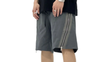 Wholesale Summer Mens Athletic Zipper Gym Nylon Sweat Jogger Shorts for Men1