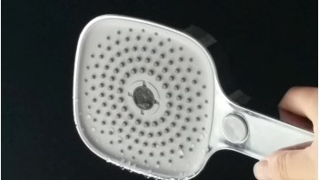 Leelongs Bathroom 4 Mode Function Bubble Spray Universal Button Hand Shower Black1