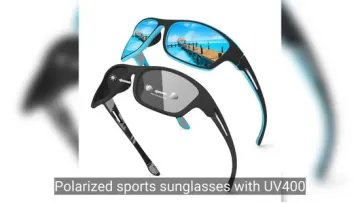 Polarized Sports Sunglasses with UV400 Protection, Suitable for Driving, Cycling, and Fishing1