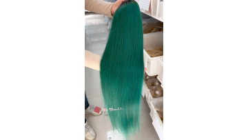 Virgin Brazilian hair 30 inch green color human hair glueless full frontal lace wig 360 hd transparent lace front wigs vendor1