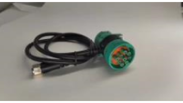 Green OBD diagnostic cable adapter
