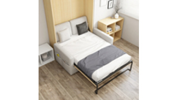 Nordic Minimalism Murphy Wall Bed with Sofa Hidden Wall Bed1