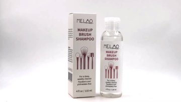 Custom own logo Private label makeup brush cleaner liquid makeup brush shampoo for brush1