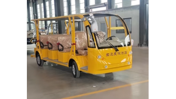 The 14-seater electric sightseeing car customized