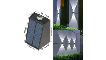 Solar Powered Waterproof Outdoor Wall Light for Gardens1