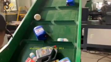 pe pp bottle double shaft shredder