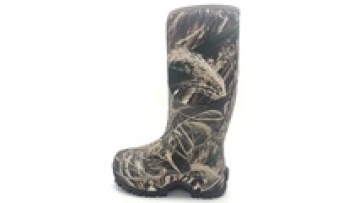Men's Camo Waterproof Durable Neoprene Rubber Outdoor Shoes Muck Knee Boots for Hunting1
