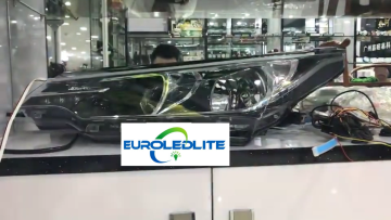 Automotive LED light guide strip daytime running light with turning headlight silicone decorative light strip1