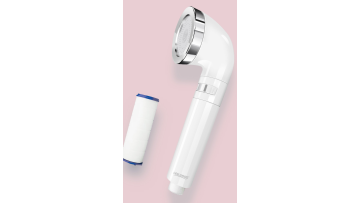 S/S plate water flow control PP cartridge carbon water purifier filter shower head filter1