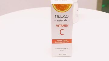 MELAO 100% Pure Vitamin C Serum liquid Freckle Removal Acne Scars Hyaluronic acid Anti-aging Anti-wrinkle VC Face Serum1