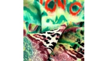 Hot Sale Women Cheap Polyester Chiffon Fashionable Scarf Printed Fabrics for Garment1