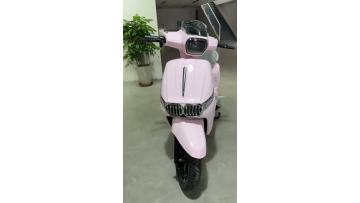 Pink Electric Scooter with Retro Design