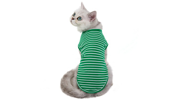 Pet striped T-shirt