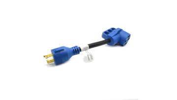 4 Prong 30 Amp to 50 Amp Male Plug to Female Connector Generator Adapter Cord For RV Campler1