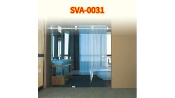 SVA-S0031 Sliding Shower Door System With Wider Rectangular Track