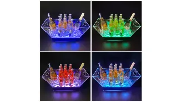 LED Acrylic Ice Bucket for Parties and Special Events1