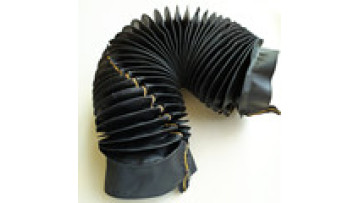 Three-proof cloth material hydraulic cylinder circular dustproof cover with metal zipper rod shaft bellows cover1