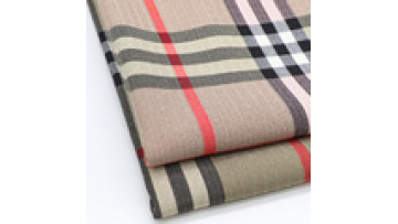 High Quality Yarn Dyed Fabric Polyester Check Plaid Woven Suiting Fabric for Women Dress1