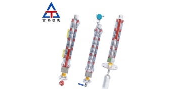 Magnetic flap level gauge