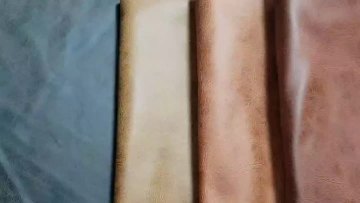 Bronzing Leather Looking Fabric