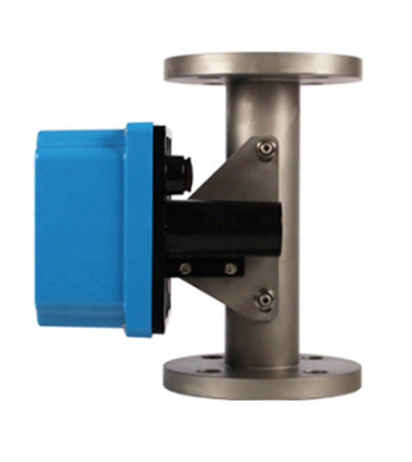 Metal tube float flow meter